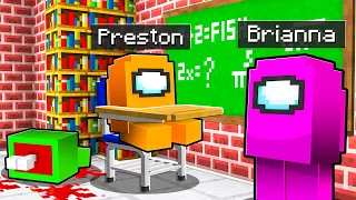 I Sent Baby Preston to AMONG US Minecraft School! *sus*