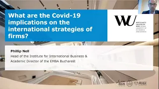 What are the Covid-19 implications on the international strategies of firms?
