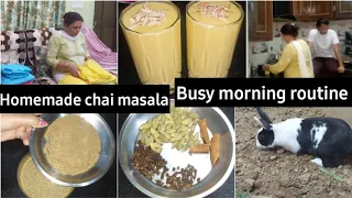 Busy morning routine | Homemade chai masala | AS GoodLife 2024..