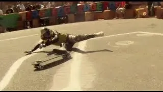 IGSA Bonelli 2012 Crashes!! DOWNHILL SKATEBOARDING CRASHES