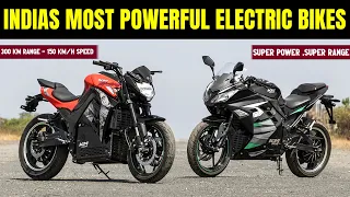 Top 10 Most Powerful Electric Bikes in India 2023 | EV Bro