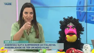 Andressa Suita surpreende ao falar na possibilidade de ter um novo filho