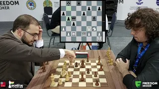 Hans Niemann blunders in a completely winning position | David vs Hans | World Blitz 2022