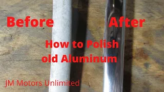 How to polish old aluminum trim | RESTORING ALUMINUM TRIM