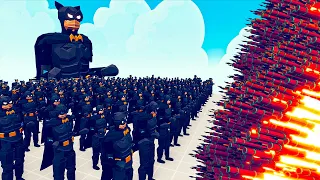 100x BATMAN + 1x GIANT BATMAN vs 1x EVERY GODS - Totally Accurate Battle Simulator TABS