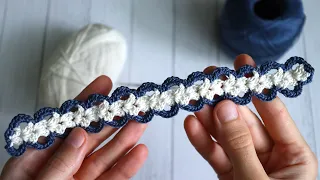 КАК ВЯЗАТЬ ТЕСЬМУ, КАНТ КРЮЧКОМ. LESSON CROCHET LACE.