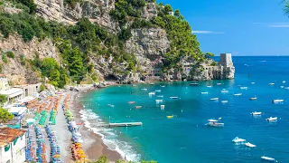 🎵 Deep House Drone 4K Footage 📍 AMALFI COAST BEACH, ITALY