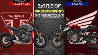 Honda CB650R VS Triumph Trident 660 Comparison