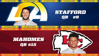 Los Angeles Rams vs Kansas City Chiefs Week 11 Simulation ( Madden 23 Rosters )