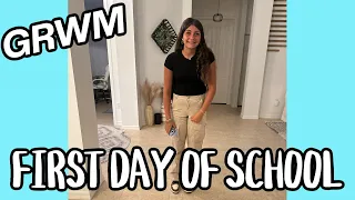 GET READY WITH ME FOR THE FIRST DAY OF HIGH SCHOOL! EMMA AND ELLIE