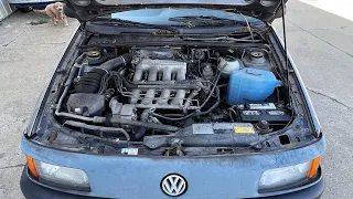 2.0 16v 9A 16 Valve DOHC Engine Start Run - 1992 VW Passat B3