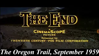 20th Century Fox Cinemascope Outros Of The 1950s (1953 - 1960), Part 2: 1958 - 1960