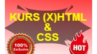 Lekcja 4 - Kurs HTML - XHTML i CSS - Formatowanie Tekstu