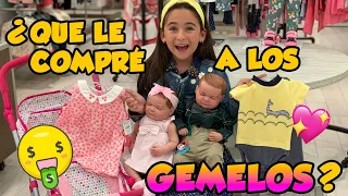 DE COMPRAS CON LOS GEMELOS 👶🍼👶🏻/ HAUL DE ROPA BEBÉ REBORN 🛍💕