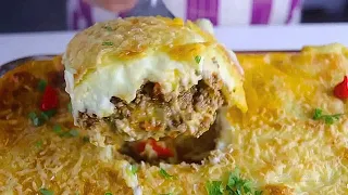 ESCONDIDINHO DE MANDIOCA COM CARNE MOÍDA! MUITO CREMOSO!