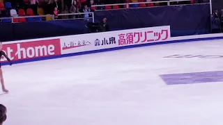 Final quad lutz by Sasha Trusova. Rostelecom Cup 2019