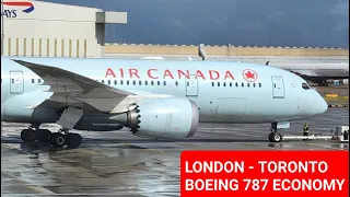 Air Canada 787-8 | London Heathrow to Toronto in Economy