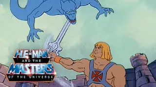 He-Man fights flying monsters to help a King | He-Man Official | Masters of the Universe Official