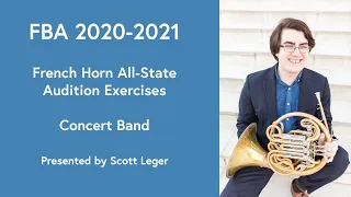 FBA 2020 All-State Concert Band (9th-10th Grade) Audition Guide with Score and Performance Notes
