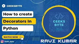 Python Tutorial: Decorators in python