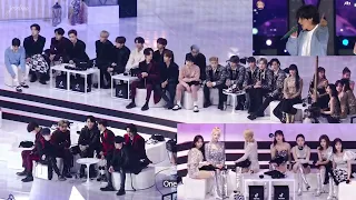 Idols React to BTS Mikrokosmos Performance at Golden Disk Awards (GDA) 2020  [+Eng Lyrics]