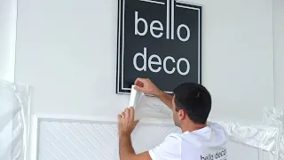 Монтаж стеновых панелей bello deco