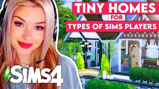 I Made Tiny Homes for Each Type of Sims 4 Player // Sims 4 Tiny Home Build Challenge