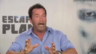 SCHWARZENEGGER & STALLONE talks about THE EXPENDABLES 3 (Interview) & Escape Plan HD 720P