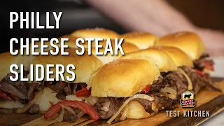 Easy Philly Cheese Steak Sliders | Party Food Recipe