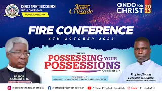 PROPHET HEZEKIAH OLADEJI'S MINISTRATION @ ODUBANJO REGIONAL CRUSADE || FIRE CONFERENCE