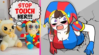 Pomni is STUCK | Dolly and Pomni React to New The Amazing Digital Circus Animations #129