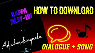 How to download 🥵dialogues 🔥 | Tamil  #dialogues #kutty_tech