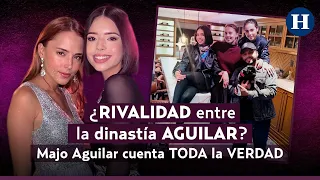 ¿Majo Aguilar le hace competencia a Angela?, así es la relación entre la FAMILIA AGUILAR