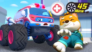 Super Ambulance Rescue Team | Monster Cars | Car Cartoon | Kids Song | BabyBus - Cars World