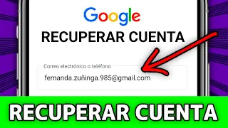 ✅Cómo RECUPERAR mi CUENTA de GOOGLE GMAIL📩| SIN CONTRASEÑA, SIN CORREO ELECTRÓNICO Y SIN NUMERO 2024