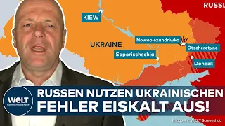 PUTINS KRIEG: Russen brechen bei Otscheretyne durch! Dieser Fehler wird den Ukrainern zum Verhängnis