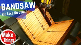 A Bandsaw Sled Like No Other  // Resawing, Crosscutting: I've Never Had This MUCH Control Before!