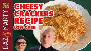 HOW TO MAKE CHEESY CRACKERS 🧀 Best Low Carb Cheese Crackers Recipe