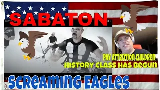 SABATON - Screaming Eagles (Official Music Video) - REACTION