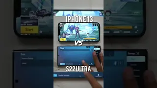 PUBG testing for 120 fps | Iphone 13 vs s22 ultra