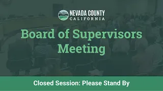 Nevada County Board of Supervisors Meeting April 23, 2024