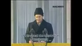 Последняя речь Николая Чаушеску, 1989