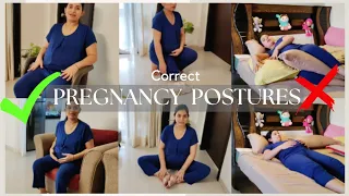 Pregnancy में सोने,चलने, बैठने,उठने और काम करने का सही तरीका | Pregnancy Postures (हिंदी)🤰