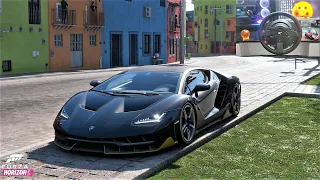 Forza Horizon 5 || Lamborghini Centenario || Steering Wheel Gameplay PC 4K
