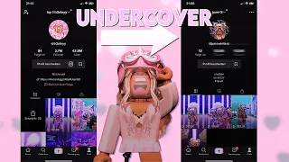 going undercover as a roblox edit account! // b3eleyy
