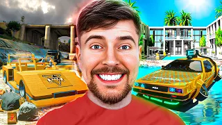 Auto de $1 Vs Auto de $100.000.000 con MrBeast en GTA 5