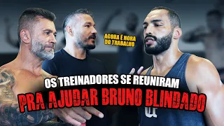 BRUNO BLINDADO se preparando para o UFC com VITOR MIRANDA e RANGEL FARIAS