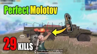 This is why you should use molotovs | 29 KILLS INSANE GAME ACE SOLO vs SQUAD | PUBG Mobile