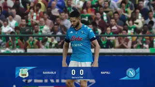 PES 2021 Gameplay | Sassuolo - Napoli - 2021/2022