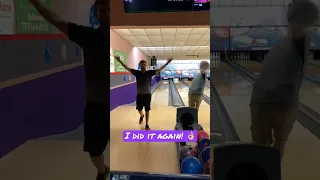 How to convert 7-10 split…kinda.. #bowling #new #shorts #motiv #ball #tiktok #practice #tricks #bowl